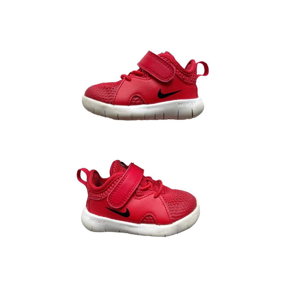 Nike Red Flex Contact 3 Sneakers Size 3c